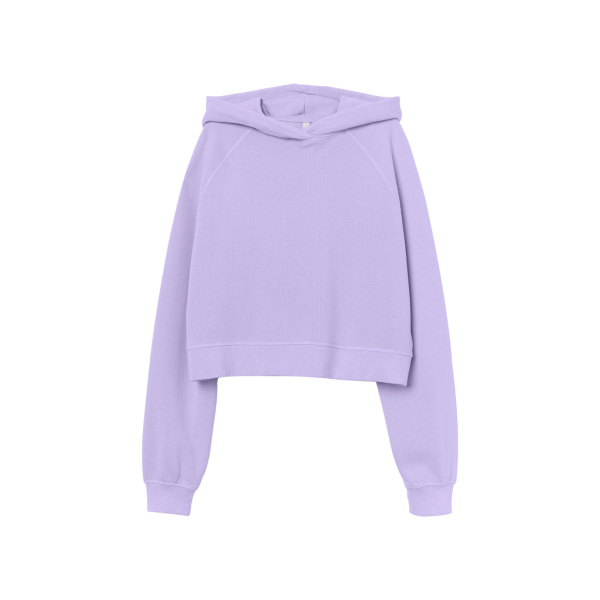 Light Green Cropped Hoodie - Image 2